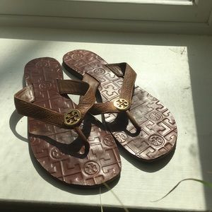 Tory Burch Monroe Sandal - Nude - Sz 9